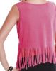 Camiseta mujer tirantes con flecos personalizable